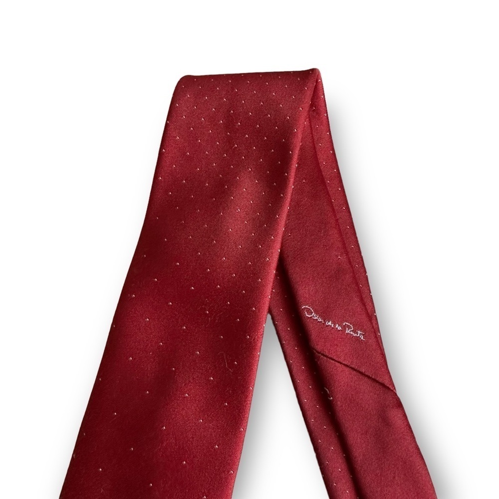Oscar De La Renta Red Dot Tie